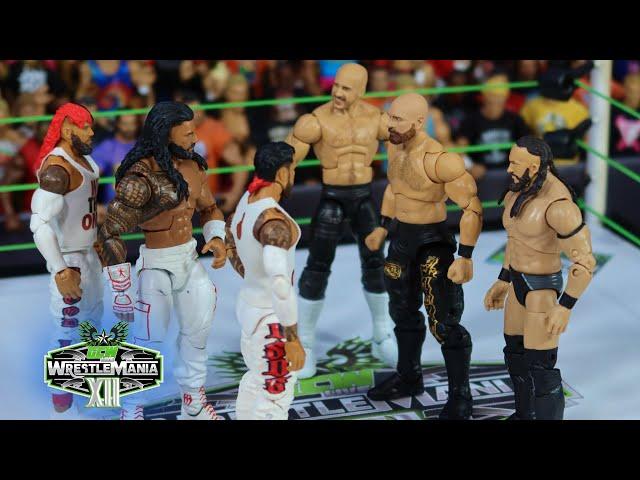 The Bloodline vs Blackpool Combat Club WWE Action Figure Match!