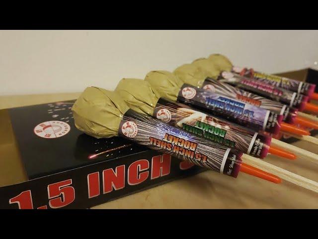 "Bonbridge 1.5 Inch Shellrockets" 17,9g F2 Raketen