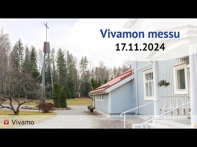 Messu Vivamon Särkyneen sydämen kirkosta 17.11.2024