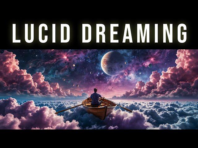 Experience Vivid Lucid Dreams | Lucid Dreaming Black Screen Binaural Beats Sleep Music For REM Sleep