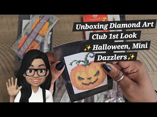 Unboxing Diamond Art Club 1st Look ️ Halloween, Mink Dazzlers️