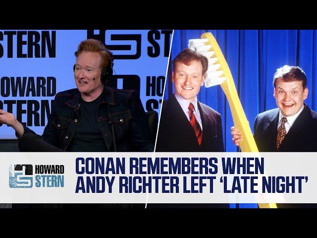 Conan O'Brien Remembers When Andy Richter Left "Late Night"