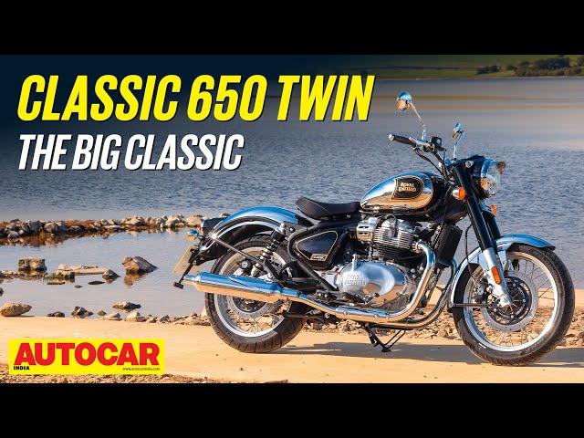 Royal Enfield Classic 650 Twin review - Retro show, modern go | First Ride | Autocar India