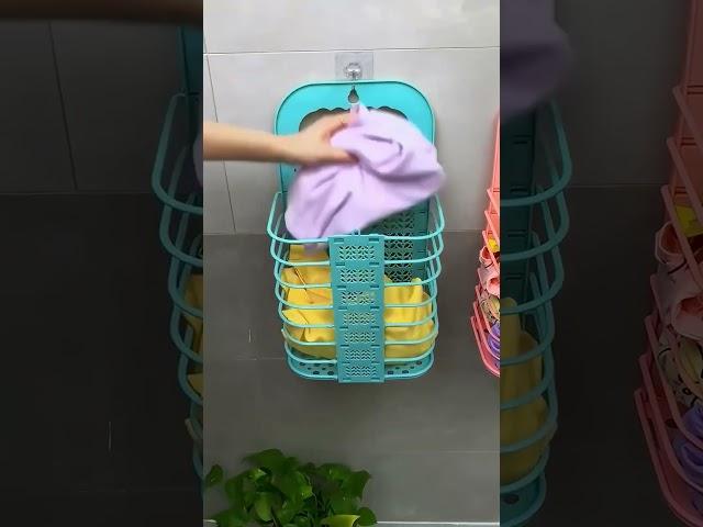 #Folding dirty clothes basket #Storage and organization #Clothes storage #ytshorts #viral #shorts