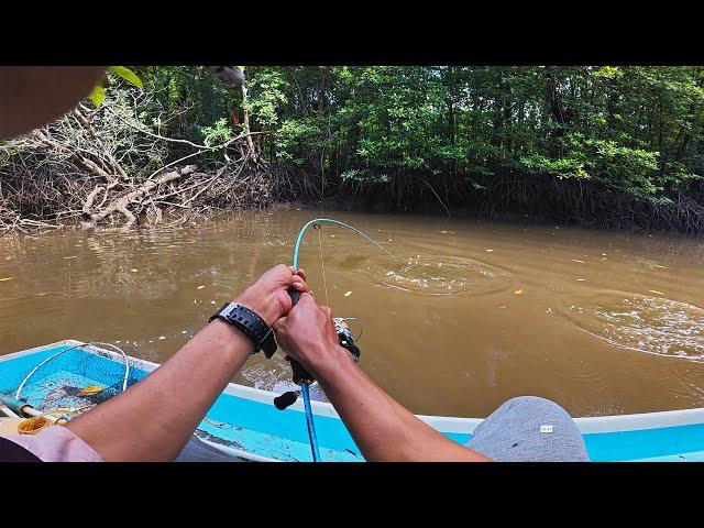 Baru Saja Mulai Mancing, Pancingku Langsung Di sambar Iwak HAUP ini