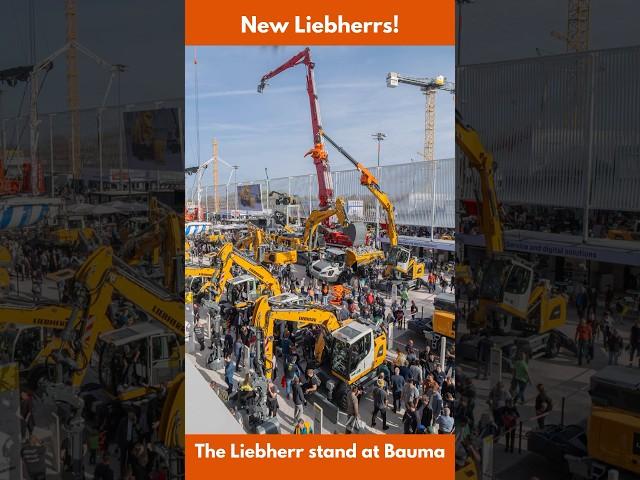 Epic Liebherr stand at Bauma