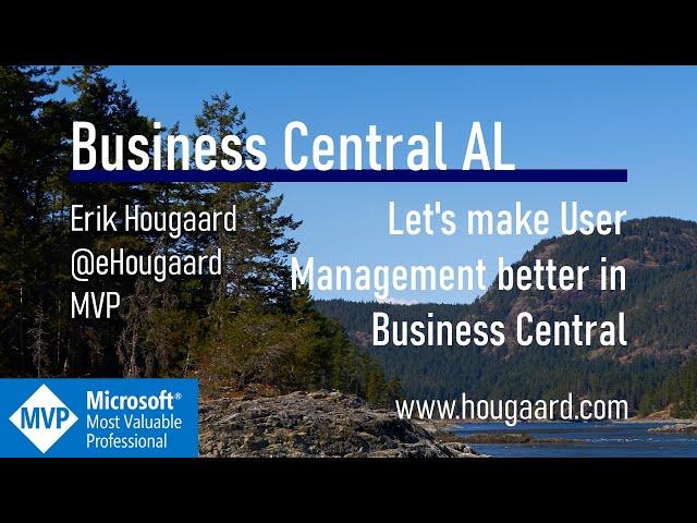 Let's make User Management better in Business Central