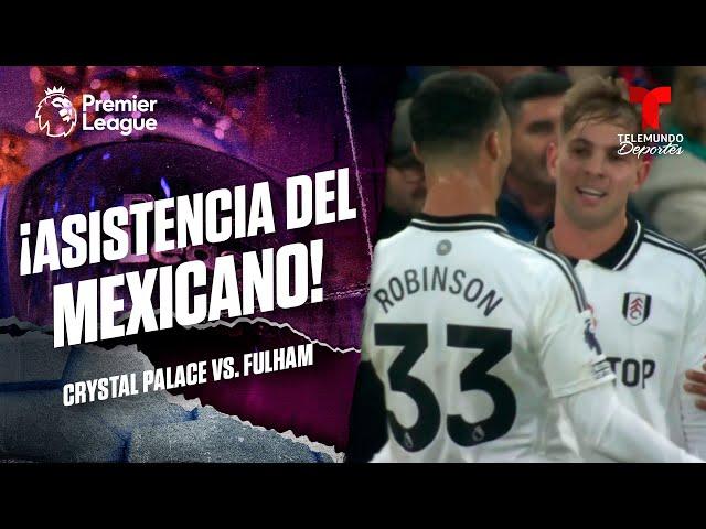 Gol de Smith Rowe, pase de Jiménez - Crystal Palace vs. Fulham | Premier League | Telemundo Deportes