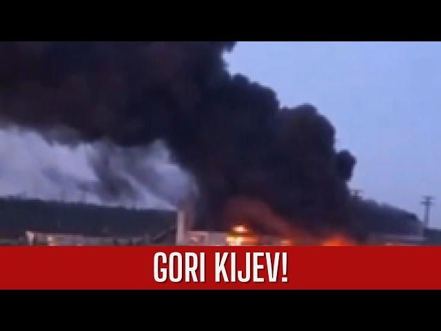 GORI U KIJEVU! BRUTALNA NOĆ, ODZVANJALE EKSPLOZIJE!