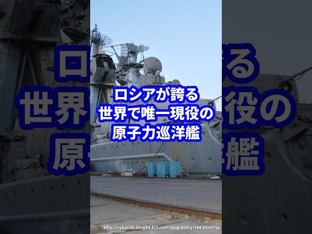 ロシアが誇る世界で唯一現役の原子力巡洋艦【キーロフ】 #ミリタリー #ミリタリー図鑑 #軍 #自衛隊 #ロシア #ロシア軍