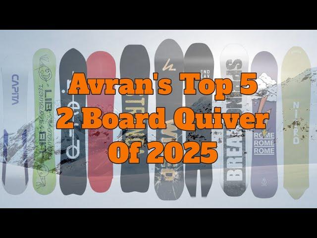 Avran's Top 5 Two Board Quiver