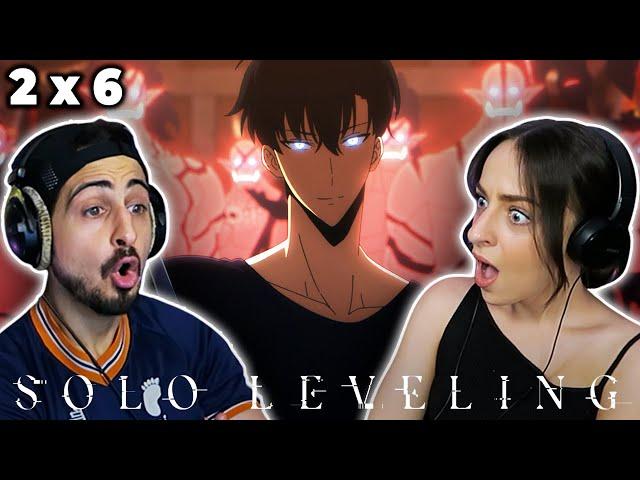 JINWOO VS KARGALGAN WAS MENTAL!!  *SOLO LEVELING* 2x6 REACTION!