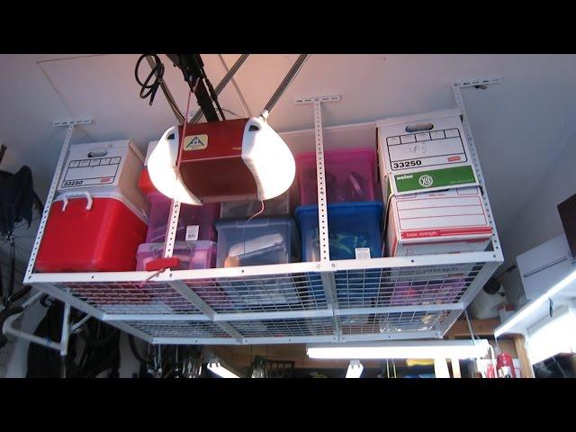 Fleximounts 4x6 Garage Ceiling Storage Rack Install & Review