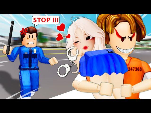 ROBLOX Brookhaven RP: Bad Criminals Wanted To Date Me | Gwen Gaming Roblox