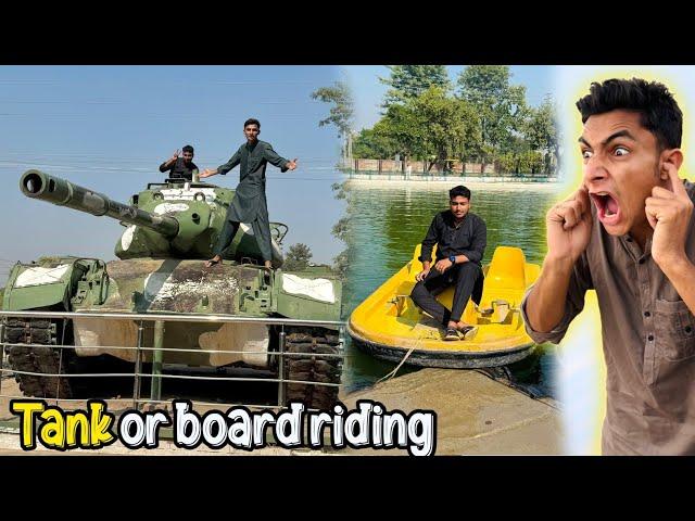 Aj Board Riding Ki Or Army Tank Dikha