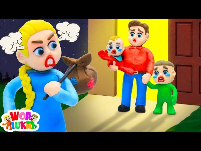 Oh No, Daddy! Don't Make Mommy Angry | Funny Story About Luka Family | WOA Luka Channel