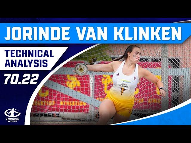 BIGGEST DISCUS PR EVER? | Jorinde Van Klinken 70.22  Technique Analysis