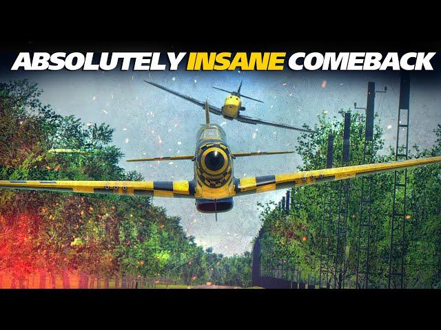 Insane Comeback | Bf-109 K4 Kurfurst Vs P-51D Mustang | Digital Combat Simulator | DCS | WWII | WW2