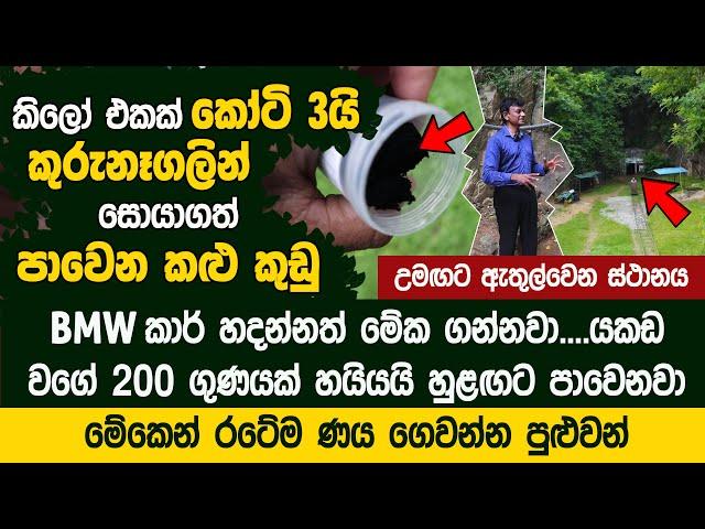 කිලෝ එකක් කෝටි 3යි - කුරුනෑගලින් සොයාගත් පාවෙන කළු කුඩු වර්ගය - RAGEDARA MINES