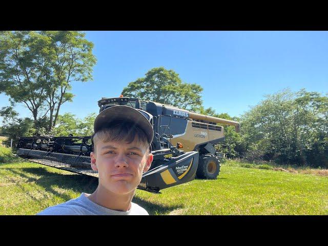 We are harvesting wheat!!!!!!! Day in the life of a 17 year old farmer