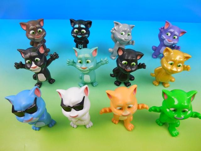 TALKING TOM SET OF 12 McDONALDS 2016 HAPPY MEAL COLLECTION TOYS VIDEO REVIEW