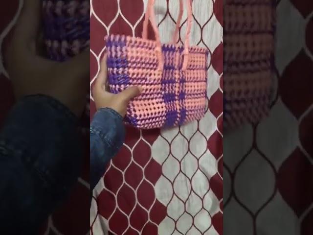 homemade basket DIY |Halimas kitchen #shorts #halimaskitchen