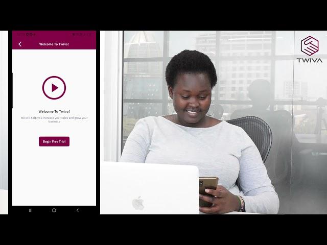 Twiva App Business Signup Process and Listing of products.
