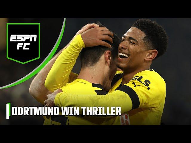 Dortmund win THRILLER vs. Augsburg! ‘You have Jude Bellingham, you have a chance!’ | ESPN FC