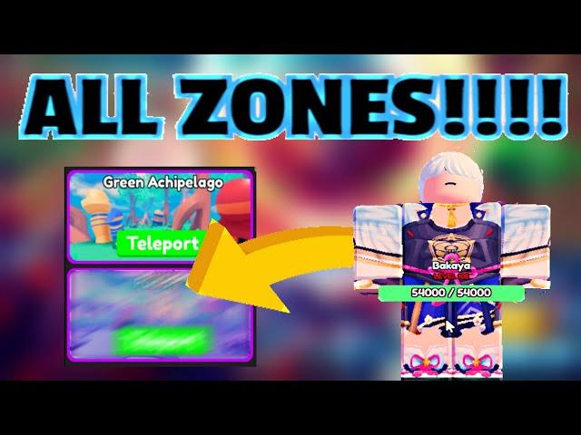 WE FINALLY UNLOCKED ALL THE ZONES!!!! Roblox Anime Worlds Simulator