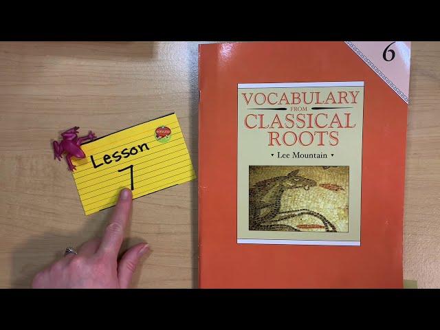 Roots Vocabulary Book - Lesson 7