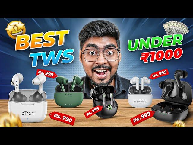 Top 5 Best TWS Earbuds Under ₹1,000!