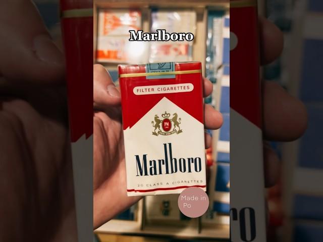 Staré cigarety MARLBORO Made in Poland, staré papierosy PRL, #collector #collection