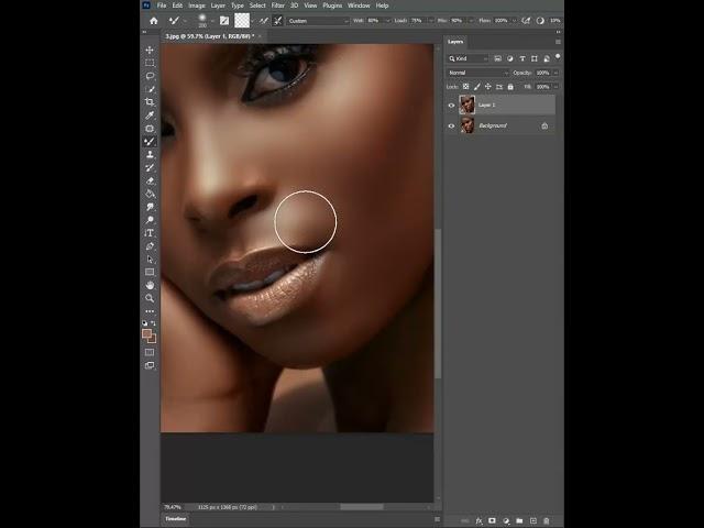 Skin Retouching #photoshop #shorts #tutorial