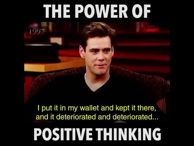 The power of positive thinking