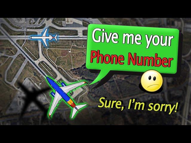 Southwest Pilot asks for Tower Phone Number after Go around!