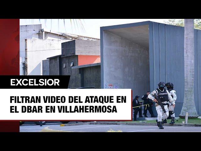 Filtran video del ataque en el DBar en Villahermosa, Tabasco; 6 muertos