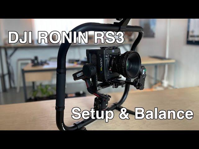 DeHaven Camera How To: Ronin RS3 Setup and Balance with Heavy Cameras