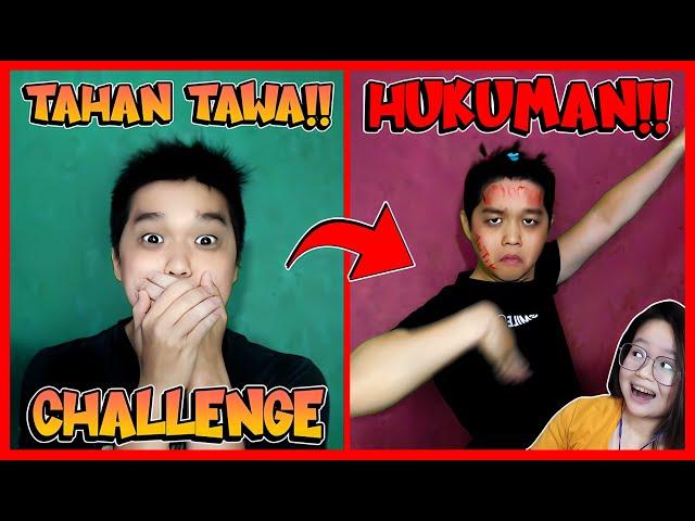 CHALLENGE TAHAN TAWA NONTON VIDEO LUCU !! HUKUMAN JOGET TIKTOK !! Feat @sapipurba