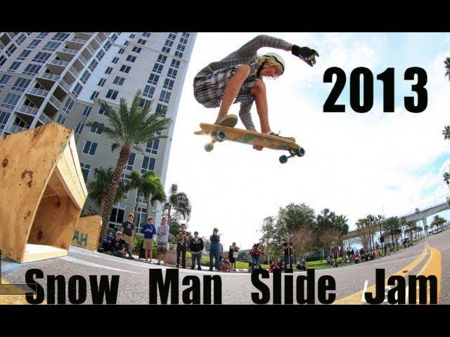 SLIDE JAM!! Snow Man Longboard Event! | JOOGSQUAD PPJT