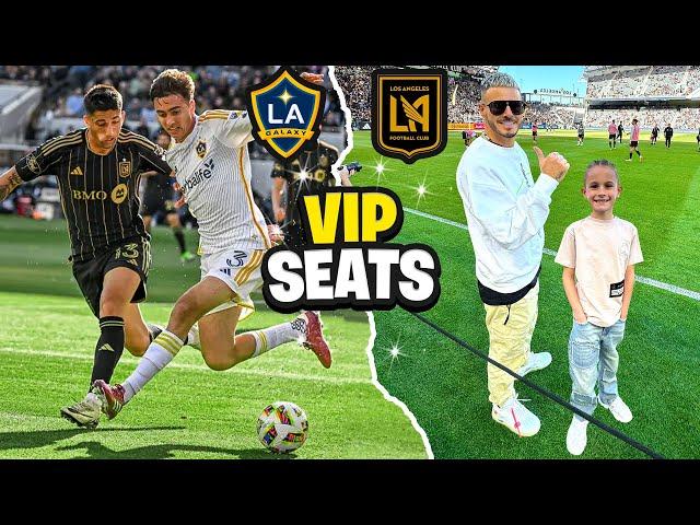 PITCHSIDE FOR LAFC VS LA GALAXY *CRAZY DERBY MATCH* 