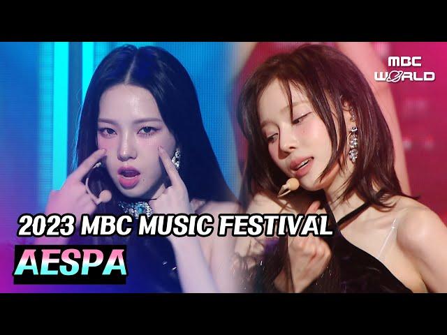 2023 MBC Music Festival aespa - Trick or Trick + Drama #AESPA