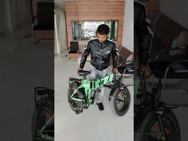 Doodle Electric Cycle And It Is Foldable 