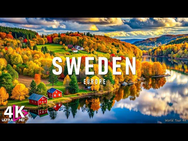 Sweden 4K Nature Relaxation Film - Meditation Relaxing Music - Amazing Nature