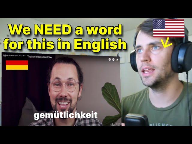 American reacts to German words that DON'T EXIST in English