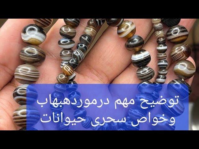 توضیح مهم درموردهبهاب وخواص جادویی اعضابدن حیوانات