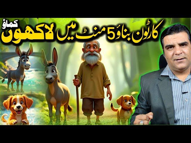 How To Make Cartoon Animation Videos | Online Earning 