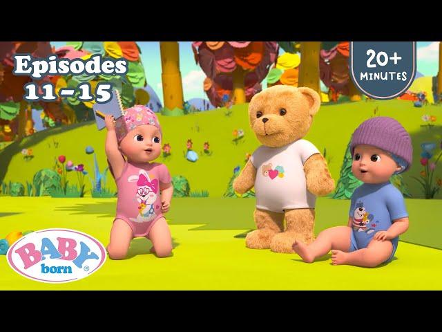 Emma plays detective, makes lunch, and more!  BABY born The Animated Series Episodes 11-15