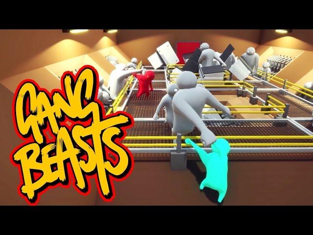 Gang Beasts - Meat Grinder [Father and Son Gameplay]