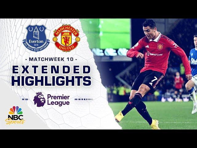 Everton v. Manchester United | PREMIER LEAGUE HIGHLIGHTS | 10/9/2022 | NBC Sports