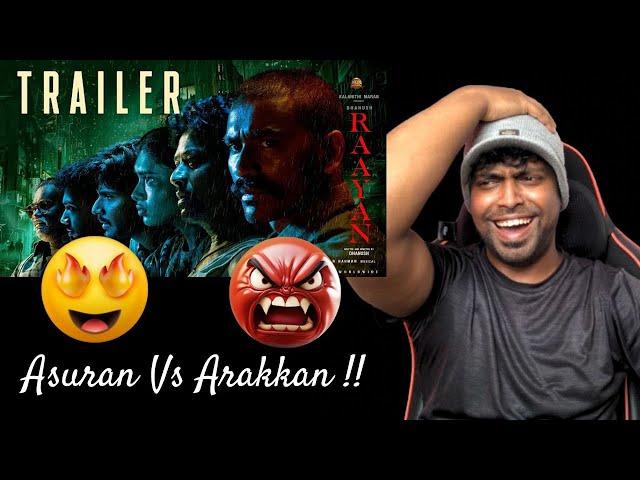 RAAYAN - Official Trailer Reaction | Dhanush | A.R. Rahman  | M.O.U | Mr Earphones